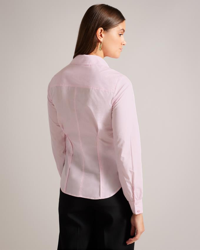 Chemises Ted Baker Seam Detail Fitted Rose Femme | GGI-83400055